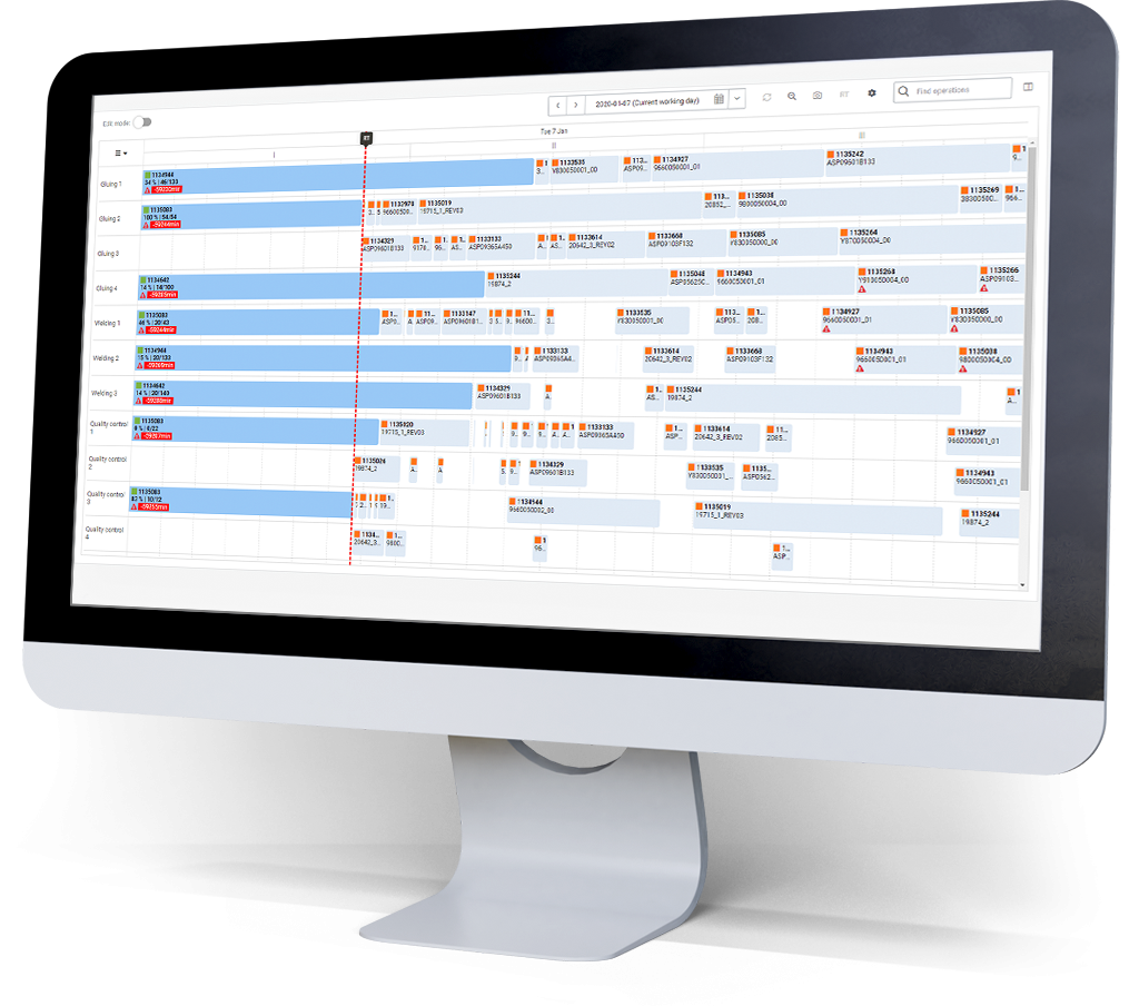 aps software bildschirm auf monitor mockup ant lösungen